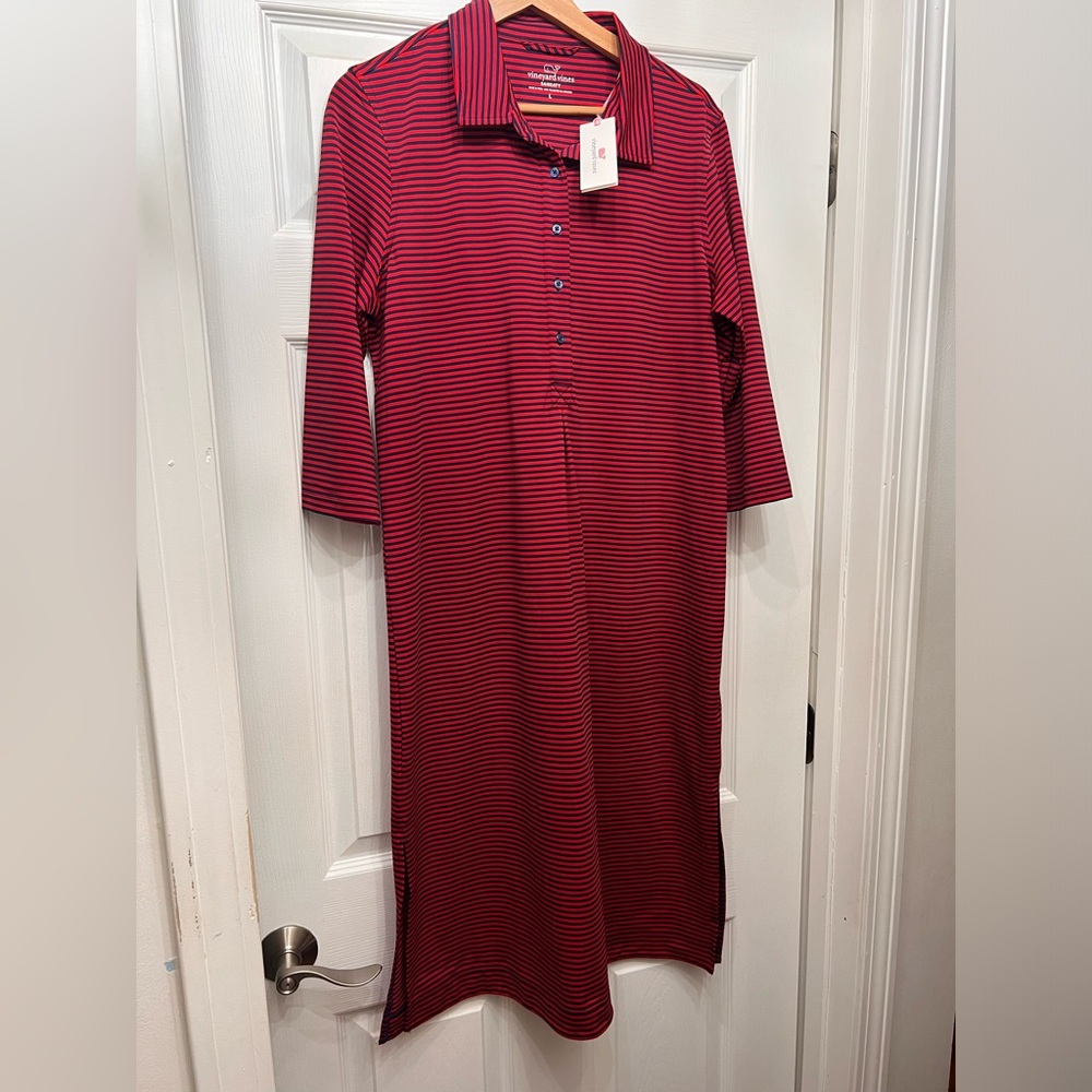 NWT vineyard vines shirt dress size large